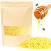 RUCUDIM Pastiglie di cera d'api, 100% pura cera d'api granulato 500 g, perfetto per prodotti cosmetici, creme, salviette di cera d'api, sapone, lucidante per legno e produzione di candele