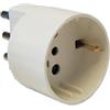 Faeg FG20509. Adattatore con spina 2P+T 16A presa Schuko 2P+T BIANCA IP20D