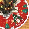 HenfuME 90cm Tappeto Sotto Albero Di Natale,Gonna Per Alberos Di Natalizio,Tappeto Albero Di Natale,Tappetos Per Alberos Di Natalizio,Tappetino Alberi Di Natalizi Per Feste Di Natalizi(10)