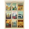 MyPuzzle.com MyPuzzle Viaggio In Europa, Collage, Poster D'epoca - Premium 1000 Pezzi Puzzle - MyPuzzle Collezione speciale di Anderson Design Group