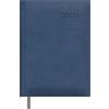 Dohe - Agenda 2026 - Pagina, formato A5 (14 x 20 cm), copertina rigida in ecopelle, 12 mesi da gennaio a dicembre, pianificatore annuale in spagnolo con segnalibri - Losanna blu