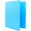 Raylu Paper® - Raccoglitore 4 anelli a D da 40 mm, raccoglitore A4 con anelli per riporre documenti, formato A4 33,5 cm di altezza x 26 cm di larghezza e dorso di 6 cm di spessore (azzurro)
