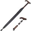 iX-brella Ombrello regolabile in altezza con manico in legno, 105 cm