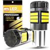 ANTEMOON P21W 1156 BA15S Lampadine LED Canbus Sensa Errore Super Luminoso 12V 24V 6000K Bianco 1141 1003 7506 per Luce di Retromarcia Luce di Svolta Luce del Freno Fendinebbia Posteriori, 2 Pezzi