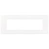 Vimar 14657U.11 PLANA UP Placca 7M, 20,85x8,6x0,98cm, Bianco Matt