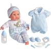 JC TOYS Berenguer- Bambola Bebè con Cambio e Accessori, 1