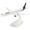 Herpa modello di aereo Airbus A321 Die Maus", Lufthansa Doppeldecker in scala 1:200 - Snap-Fit, pezzo da collezione, miniatura deco, statuetta con supporto in plastica