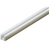 TAMIYA 70202 - Profilo a U 3 X 3 mm, 5 Pezzi, in plastica, 400 mm, Colore: Bianco