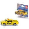 Siku 1469, Pick-up ADAC, Metallo,Plastica, Giallo, Auto giocattolo per bambini, Portiere apribili