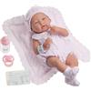 JC TOYS Berenguer Spot 18053 Bambola Neonato con Copertina, in morbido vinile, Colore Caucasico