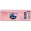 Seven Astuccio scuola LILO & STITCH per bambini, scomparti pop up per matite, gomme, righelli, calcolatrice inclusa, Cassetti magici, Etichetta nome personalizzabile, Prodotto ufficiale, Idea regalo