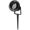 V-TAC VT-7704 Picchetto giardino led con portalampada GU10 in alluminio orientabile colore nero IP65 - sku 7572
