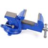 topolenashop Morsa da Banco Girevole 125 mm con Incudine | Base Rotante 360° in Ghisa e Acciaio | Ganasce Intercambiabili | Morsa Professionale da Officina per Metallo, Legno, Fai da Te