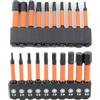 DCJWQ Set di 10 punte per trapano a brugola, punte esagonali, set di cacciaviti a percussione magnetici per cacciaviti elettrici manuali, chiavi a cricchetto, avvitatore a percussione e avvitamento pesante