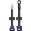 M-WAVE Tubeless Valve F/V, Carbon, Length 45Mm, Round And Square Gasket, 1 Pair Box