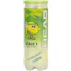 HEAD Palline da tennis verdi Stage 1