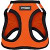 Best Pet Supplies Voyager Step-in Air - Pettorina per cani di piccola e media taglia (arancione/bordo nero), XL