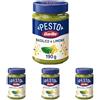 Barilla Pesto con Basilico e Limone, Senza Glutine, Sugo Pronto per Pasta Gustoso e Fresco, 190 g (Confezione da 4)