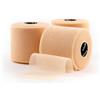 SPORTTAPE 3 Rotoli Salvapelle Sportivo Calcio - 7 cm x 27 m - Beige | Nastro Pre-Avvolgimento Sportivo Ipoallergenico, Non Adesivo e Protettivo, Per Capelli, Parastinchi - Sotto-Nastro