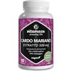Vitamaze - amazing life Cardo Mariano Fegato +10.000 mg (25:1) di 90 Capsule, 1 per giorno di Alto Dosaggio e Vegano con 80% di Silimarina Integratore Alimentare Naturale senza Additivi, Qualità Tedesca. Vitamaze®