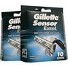 Gillette Sensor Excel - Lame per rasoio, confezione da 20 pezzi (4 confezioni da 5)