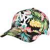 Hip Hop Honour Berretto da baseball NY nero e rosso floreale - misto, rosso, taglia unica