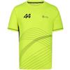 Mercedes AMG Petronas F1 Uomo Lewis Hamilton Maglietta Sportiva - Neon - Taglia: XXL