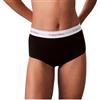 Calvin Klein Donna Pantaloncini Hipster con Fascia con Logo, Grigio (Grey Heather), L