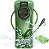 J.CARP Sacca di idratazione da 2 litri a prova di perdite, sacca d'acqua di ricambio per ciclismo, escursionismo, campeggio, caccia, corsa, verde
