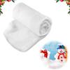SilverChry Coperta nevosa Coperta da Neve con Decorazioni Natalizie, tappetini da Neve 80 x 240 cm, Coperta Decorativa con Neve Artificiale, Morbida e soffice Coperta con Fiocchi di Neve Natalizi