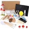 WangChaoJiu 33 Pz Kit Strumenti per Modellare Argilla da Modellar, Set Professionale Kit Ceramica Fai da Te, Include 30 Strumenti Argilla Polimerica, 1 tavolozza, 1 Argilla, 1 annaffiatoio