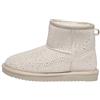 ONLY, Onlfeodora Teddy Lined Rhinestone Boot Donna, beige, 38 EU