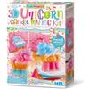 4M 00-04817 Crea Candele 3D Unicorno - Kit Creativo per Bambini e Ragazzi, Set per Creare 2 Candele Magiche, Colori Vibranti, Età 8+ Anni