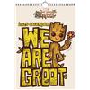 Grupo Erik: Calendario Marvel Groot 2025, Calendario A3 2025 da Parete, 12 mesi, 29,7x42cm FSC®, Calendario per ragazzi 2025, Groot gadget o Marvel must have