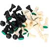 BAFOVY Pezzi degli Scacchi in Plastica, Set Completo da 32 Pezzi con Altezza Re 64 mm, Portatile e Leggero con Base Antirumore, Ideale per Viaggi, Casa e Tornei