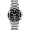 Breil Orologio UOMO ADJUST quadrante MONO-COLORE NERO movimento CRONOGRAFO QUARZO e BRACCIALE ACCIAIO ARGENTO TW1967