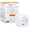 Amazon Basics Presa Smart, Compatibile Matter, Compatibile con Amazon Alexa, Google Home, Apple HomeKit, Richiede Matter Hub, Solo Wi-Fi a 2,4 GHz, Colore Bianco, Confezione da 1