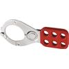 ABUS 335525 - H712 Aspa de control de acero endurecido rojo con pestañas superpuestas 131x60 mm