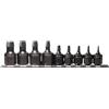 SW-Stahl 05542L Set Estrattori per Bulloni Danneggiati, 9 Pezzi | Bussole con profilo a spirale, kit rimozione viti e dadi da 2-14 mm o M5-M24, scanalature sinistrorse robuste