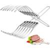 Ktnyl Pinze da Taglio per Arrosti, Affetta Senza Sforzo Arrosti, Divisore per Fette di Carne, Pinze per Tagliare Verdure, può Facilmente Afferrare Prosciutto, Pane, Griglie e Altri Alimenti