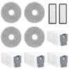 Rrochio Accessori per roborock Qrevo S,Set Ricambi per Aspirapolvere roborock Qrevo MaxV, Qrevo Pro, Qrevo Plus, Qrevo Curv con 4 Sacchetti 4 Panni e 2 Filtri Hepa, Accessori Ricambi (10 Pezzi)