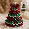 YUSHWENPTY Albero di Natale Uncinetto, Kit Uncinetto Principianti Natal, DIY Crochet Kit per Regalo di Natale, Artigianato, Decorazioni per Feste (A)