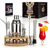 EXREIZST Set Shaker Cocktail 16 Pezzi Acciaio Inox per Home Bar