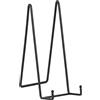 DIDUDIDU Cavalletto Espositore Supporto Piatti Esposizione - Supporti Piatti da Tavolo Extra Grandi - Cavalletti Espositori in Ferro - Porta Piatti Decorativi | Cornice Foto | Libri - Nero - 2 pezzi - 30,5 cm