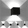HAWEE 6W Lampada da Parete Moderno Applique da Parete LED Lampada da Muro | Alluminio, Angolo del Fascio Regolabile, Impermeabile IP65, per Bagno Camera da Letto Soggiorno Scale Corridoio