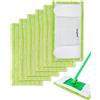 KEEPOW Panni Lavapavimenti per Swiffer Sweeper Scopa, Straccio Lavapavimenti Panni Umidi, Microfibra Lavabili Pavimenti, 6 Pezzi