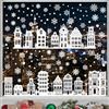 Inreeme Vetrofanie Natalizie per Finestre 137 Pezzi - Adesivi Natalizi per Finestre Riutilizzabile, Vetrofania Natale per Vetrine Rimovibile, Decorazioni Natalizie Addobbi Natalizi per Casa e Negozi