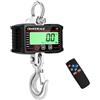 Memows Bilancia sospesa con telecomando, 2000 kg 4400 libbre Bilancia digitale sospesa Bilancia elettronica per gru con sensore a molla di ricarica accurato e display LCD, mini bilancia portatile con gancio