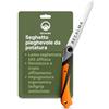 Recalma Segaccio per Potatura Pieghevole 210 mm - Lama SK5 Temprata per Tagli Precisi di Legno e Rami - Utensile da Giardino Ergonomico e Sicuro per Campeggio e Fai-da-te