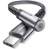 JSAUX Adattatore audio USB C a Jack 3.5 per Samsung S20/S20+/S20 FE/S21/Note20/Note10, Huawei P40/P30 Pro/P20/P20 Pro, Mate40/30/20 Pro, Pixel 4/3